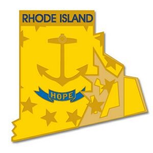 Rhode Island State Pin