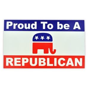 Proud To Be A Republican Sticker