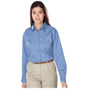 Ladies Long Sleeve TEFLON™ Treated Twill Shirt