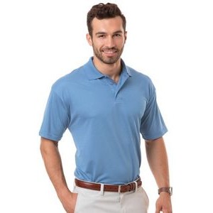 Men's Tonal Stripe Wicking Polo Shirt