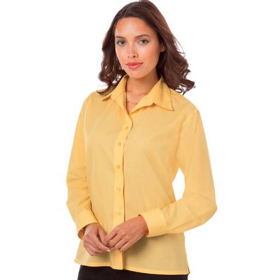 Ladies' Long Sleeve Poly/Cotton Poplin Shirt