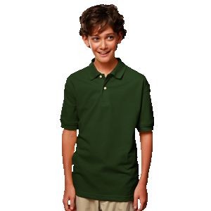 Youth Short Sleeve Pique Polo Shirt
