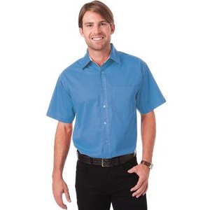 Men's Short Sleeve Fine Line Twill Shirt