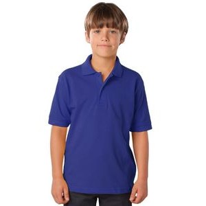 Youth Soft Touch Short Sleeve Pique Polo Shirt