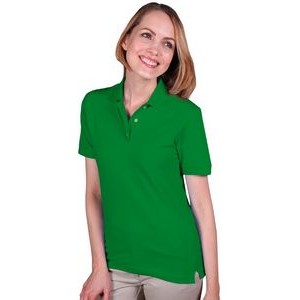 Ladies' TEFLON™ Treated Short Sleeve Pique Polo Shirt