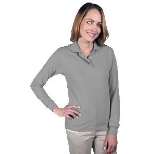 Ladies' Long Sleeve Superblend™ Pique Polo Shirt