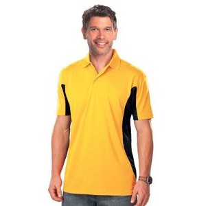 Men's Wicking Colorblock Polo Shirt