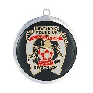 QUIKTURN Medallion with Full Color Round Insert - 5 Day Production (2 1/4" Size)