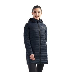 Glacier Bay Ladies Full Length Puffy Jacket w/ Detachable Hood