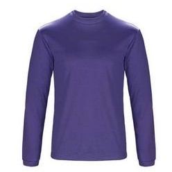 Custom Men's Long Sleeve Solid Color Performance Polo Shirt