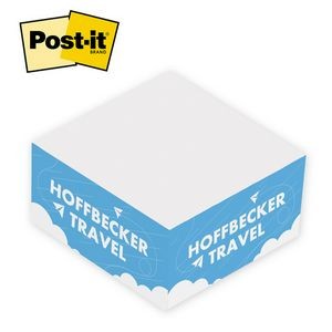 Post-it® Custom Printed Half Cube Notes (2 3/4"x2 3/4"x1 3/8")