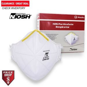 N95, Harley L-188 Medical N95 Face Mask Particulate Respirator, NIOSH Certified, FDA Approved