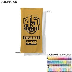 Team Towel in Microfiber Dri-Lite Terry, 22x44, Sublimated Bench, shower towel
