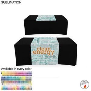 Sublimated Table Runner, 30x60, Covers Front and Top of the table