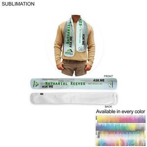 Ultra Soft and Smooth Microfleece Scarf, 6x50, Sublimated Edge to Edge 1 side