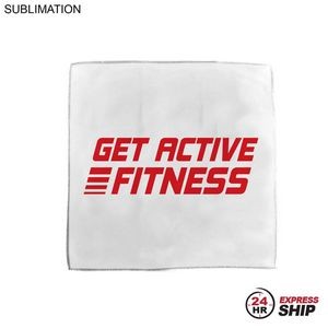 24 Hr Express Ship - Microfiber Moisture Wicking, Cooling, Sweat, Suede Towel, 15x15, Sublimated