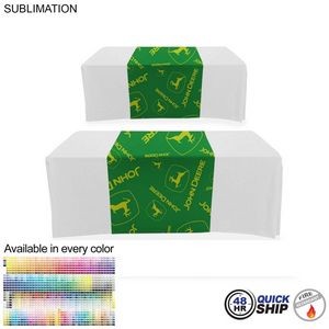 48 Hr Quick Ship - Sublimated Table Runner (Closed Back), 30x90