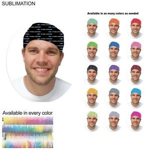 Team Building Sublimated Multifunction 2-Ply WINTER Tubular Headwear, Available in all Colors.