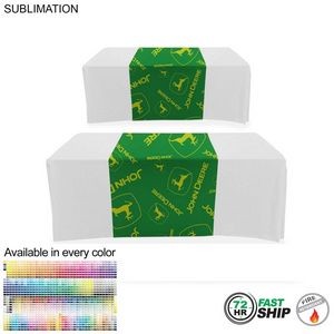 72 Hr Fast Ship - Sublimated Table Runner (Closed Back), 30x90