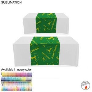 Sublimated Table Runner, 30x90, Covers Front, Top and Back