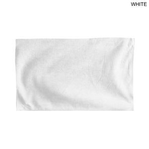 White Microfiber Dri-lite Terry Sports, Hand, Gym Towel, 15x25, Blank only