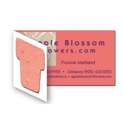 Seeded Paper Business Card