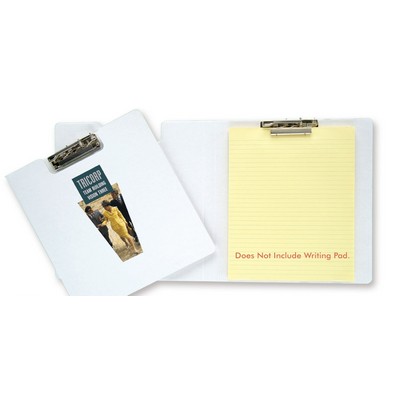 Recycled White Cardboard Clip Board w/1 Color Imprint