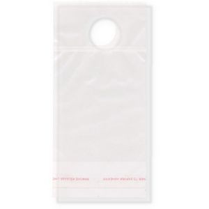 Clear Polypro Bottle Neck Bag 3.75" x 8" - 1 1/4" (stocking area 3.75" x 4.5")