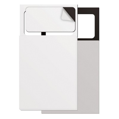 Blank Magnet (2"x3.5") with 50 page Note Pad (3.5"x4.25") Combination