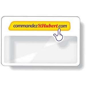 Clear Plastic Magnifier Wallet Card (2.125"x3.375"), Full Colour