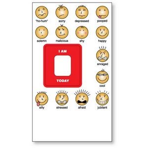 .035 High Resolution Magnet / with Rectangle Mood Indicator (4" x 7") Four colour process