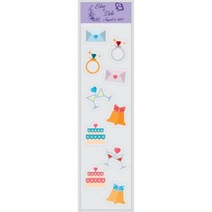 Party Glass Marker Combo Kit up to 10 Custom Shapes. Full Colour imprint on reusable clear static