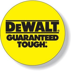17 to 24 Sq. Inch Custom Yellow Matte Vinyl Decal with Standard Adhesive
