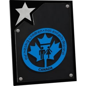 North Star Plaque (8" x 10" x 3/8") Screen-Printed