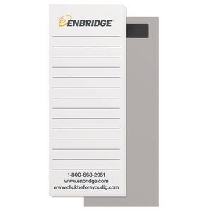 50 Page Magnetic Note-Pads with 2 Custom Colour Imprint (2.75"x7")