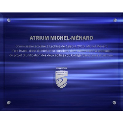 Strata Background Themed Award Plaque (8"x 10")
