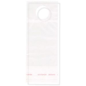 Clear Polypro Bottle Neck Bag 3" x 7.25" - 1 1/4 (stocking area - 2.88" x 4")