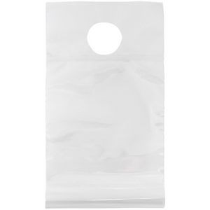 Clear Polypro Bottle Neck Bag 4.25" x 9.25" - 1 1/4" dia. hole (stocking area 4.25" x 5.5")