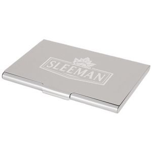 Aluminum Business Card Holder (3 7/8"x2 1/2"x1/4") Laser Engraved