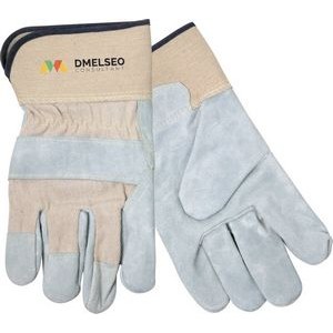 Split Leather Gloves w/Safety Cuffs