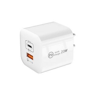 20W Pd Wall Charger + QC 3.0 Fast Charge