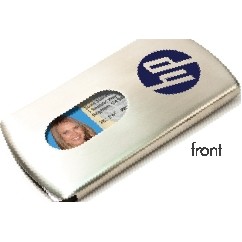 Smart Card Case - Brushed Metal