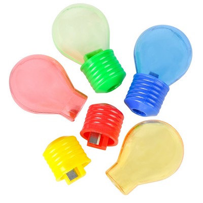 Plastic Light Bulb Pencil Sharpener