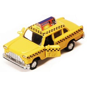 4.5" Die Cast Taxi Cab