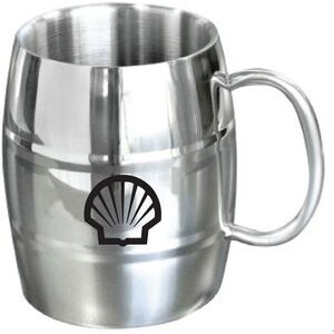 13 1/2 Oz. Stainless Steel Beer Barrel Mug