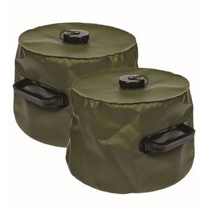 2 Pc Set- 10L Collapsible Water Tent Weight With Dual Handle, 500D PVC,