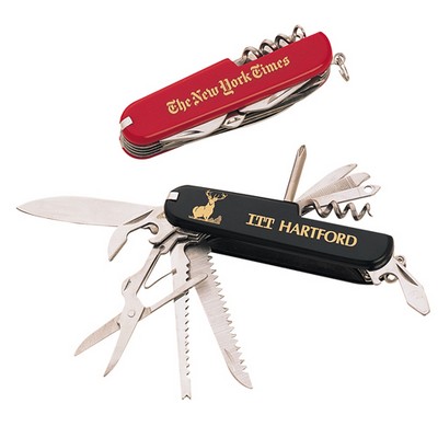 15 Function Swiss Style Army Knife Tool (1"x3 1/2")