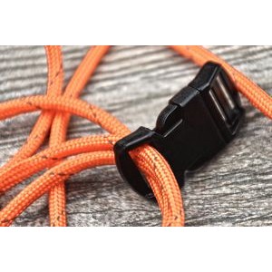 6 pc Paracord Bracelet Buckle Set, Black Color, Size 3/4" (20MM)