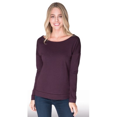 Next Level™ The Terry Ladies Long Sleeve Scoop Neck Shirt