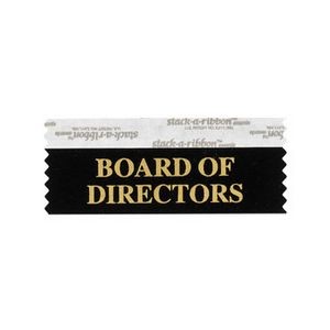 Board Of Directors Stk A Rbn Black Ribbon Gold Imprint